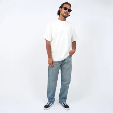 KAJA STANDARD SELVEGE WASHED DENIM PANTS