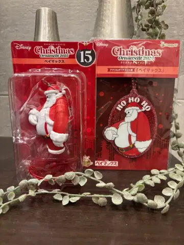 디즈니 해피 복권 크리스마스 오너먼트 2025 베이맥스 세트