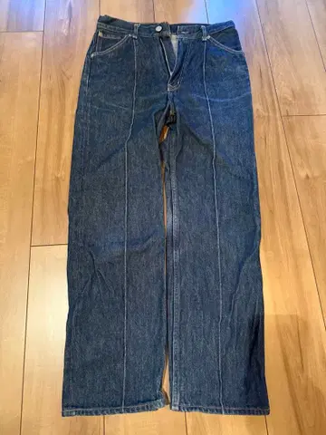 오라리 센터 프레스 하드 데님