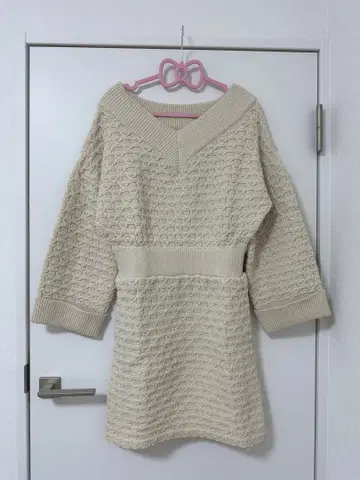 MIIA 니트 미니 원피스