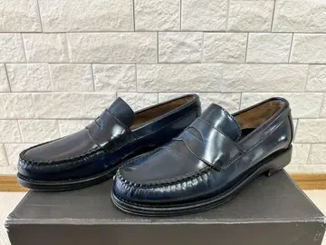 CAMINANDO 가죽 코인 로퍼 다크 블루