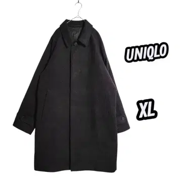 새상품급 유니클로 다크 브라운 싱글 프레스 코트 XL 남성용 아우터