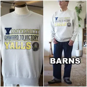 BARNS 반스 맨투맨 크루넥 트레이닝복 25462 M