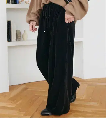 벨로아 와이드 팬츠 DISCOAT