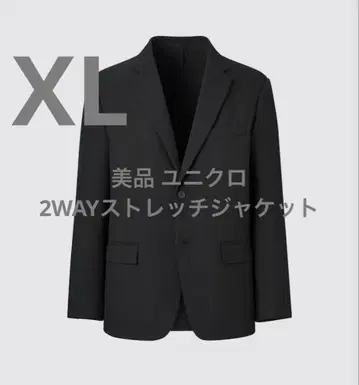 새상품급 유니클로 2WAY 스트레치 자켓 블랙 사이즈 XL