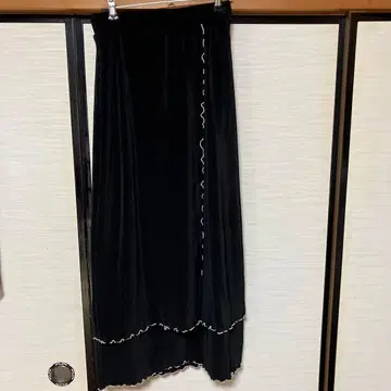 JEANASIS 블랙 롱 스커트 F 사이즈