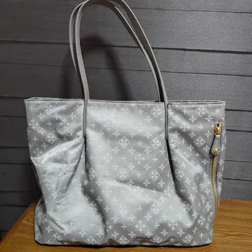 러셋 그레이 로고 토트백