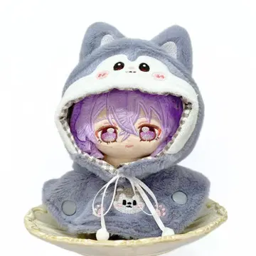 10cm 봉제 인형 옷 복슬복슬 콩 시바견 인형옷 이츠누이 앙스타