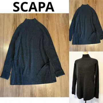 SCAPA 스캐퍼 아젤리아 터틀넥 니트 그레이 38