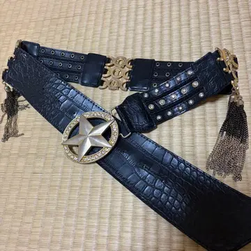 d.i.a 스타 벨트 갸루 갈라라 가레오 y2k 마즈 스키니립