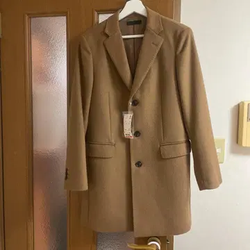 택 포함 유니클로 울 캐시미어 체스터 코트