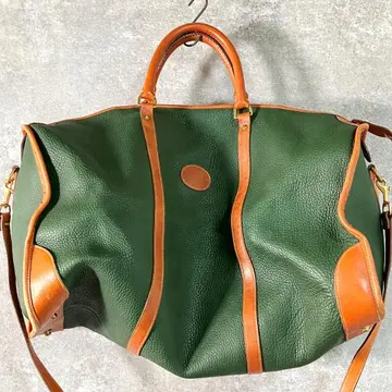 DOONEY&BOURKE 보스턴 백 카키 로고 천연 가죽 가로 숄더