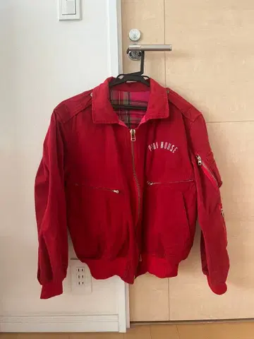 여성용 레드 점퍼/블루종