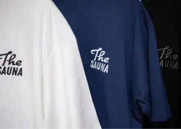 The SAUNA T셔츠 네이비