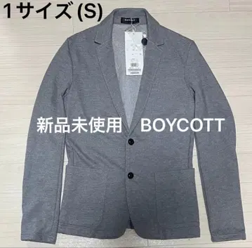 미사용 새상품 BOYCOTT 티셔츠 소재 자켓