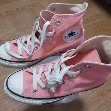 Converse 핑크 하이컷 스니커즈