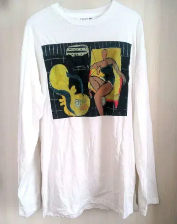 포인트 주기 좋은 컬러풀 앙리 마티스 아트 프린트 긴팔 티셔츠