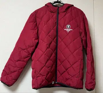 AAPE 다운 자켓 빨간색