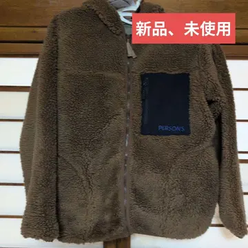 PERSON'S 플리스 자켓 브라운