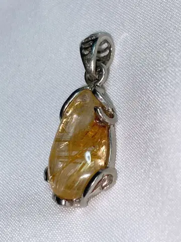 루틸 쿼츠 실버 925 펜던트