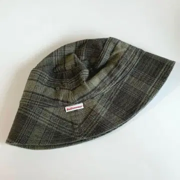 Battenwear 체크 무늬 버킷 햇 모자