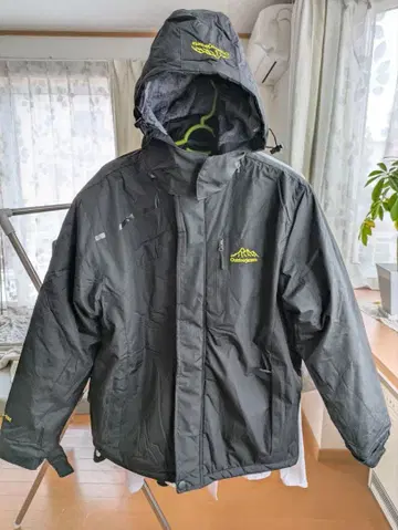 후드 부착 자켓 방한 속기모