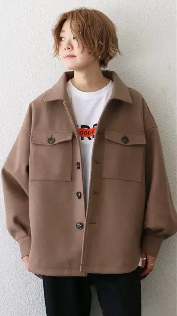 nouch. CPO 자켓 다크 브라운