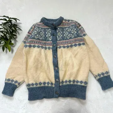 80's L.L.Bean 빈티지 노르딕 가디건 스웨터