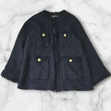 그린 라벨 릴랙싱 트위디 포켓 노카라 자켓