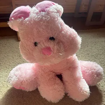 핑크색 토끼 모양 봉제 인형