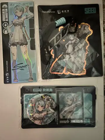 젠레스 존 제로 젠제로 중국 한정판 브라운 백도 콜라보 4세트