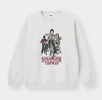 새상품 GU stranger things 맨투맨 L
