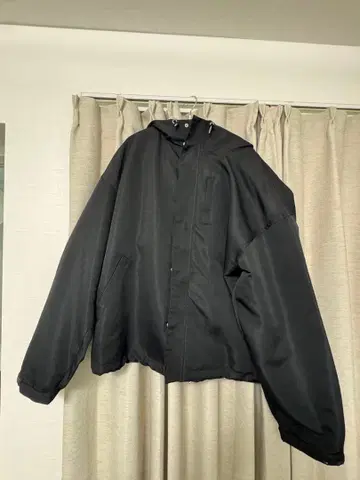 RUUBON 릴랙스 볼륨 마운틴 후드티 블랙