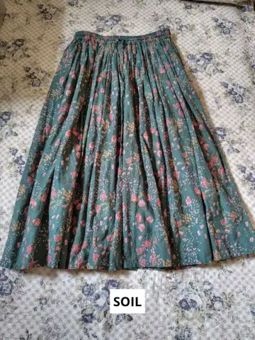 soil 코튼 보일 그린 기장 76cm