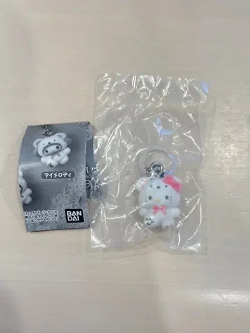 산리오 캐릭터즈 메지루시 액세서리 폭신폭신 스노우 헬로키티