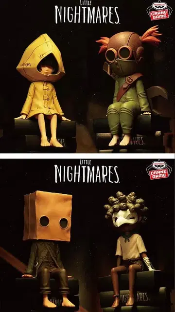 리틀 나이트메어 모니터 탑 피규어 4개 세트