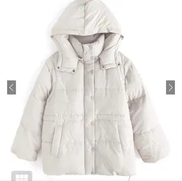 GRL 4Way 충전솜 다운 자켓 화이트