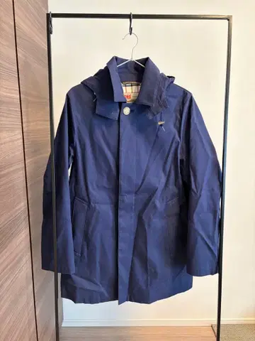 트래디셔널 웨더웨어 네이비 코트