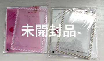 FUKUYA 온라인 러브레터 브로마이드 케이스 화이트 미개봉 핑크