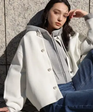 리랜드트루 펄 단추 가디건