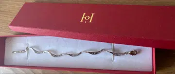 Histoire d'Or 실버 웨이브 디자인 팔찌