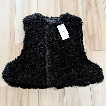 HYKE 퍼 베스트 FAUX SHEARLING CROPPED VEST