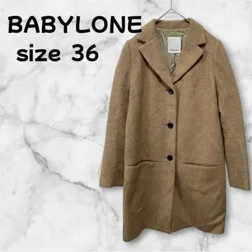 [ a-540 ] BABYLONE 바빌론 체스터 코트 울 알파카