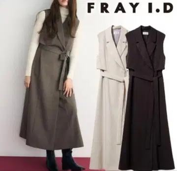 FRAY I.D 라펠 테일러드 원피스