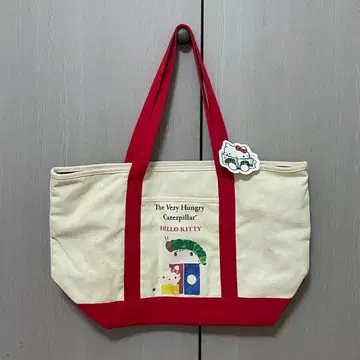 헬로키티 배고픈 애벌레 햄프 토트백