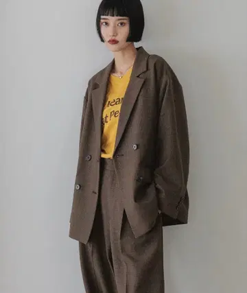 이번 시즌 완판템 LOWRYS FARM 라나 테크 더블 자켓 아우터