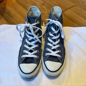 Converse 네이비 하이컷 스니커즈 23.5cm