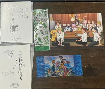 디지몬 영화 특전 책갈피 엽서