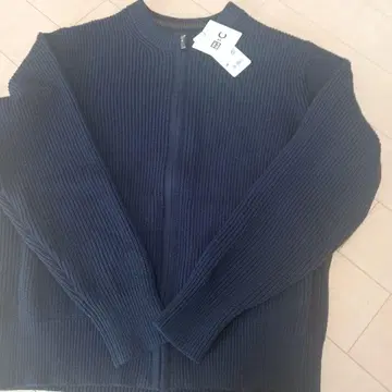 크루넥 풀 집업 가디건 유니클로