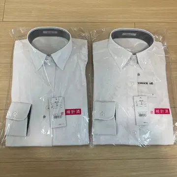 여성용 화이트 셔츠 9호 2매 세트